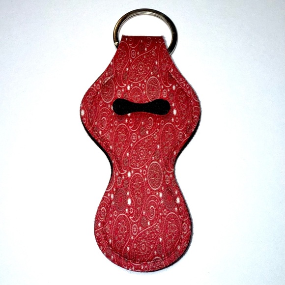 NWOT-Colorful Lip Balm Holder Keychains (5) - Picture 4 of 7